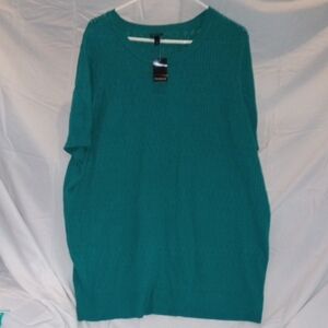 Torrid Teal Knit Blouse